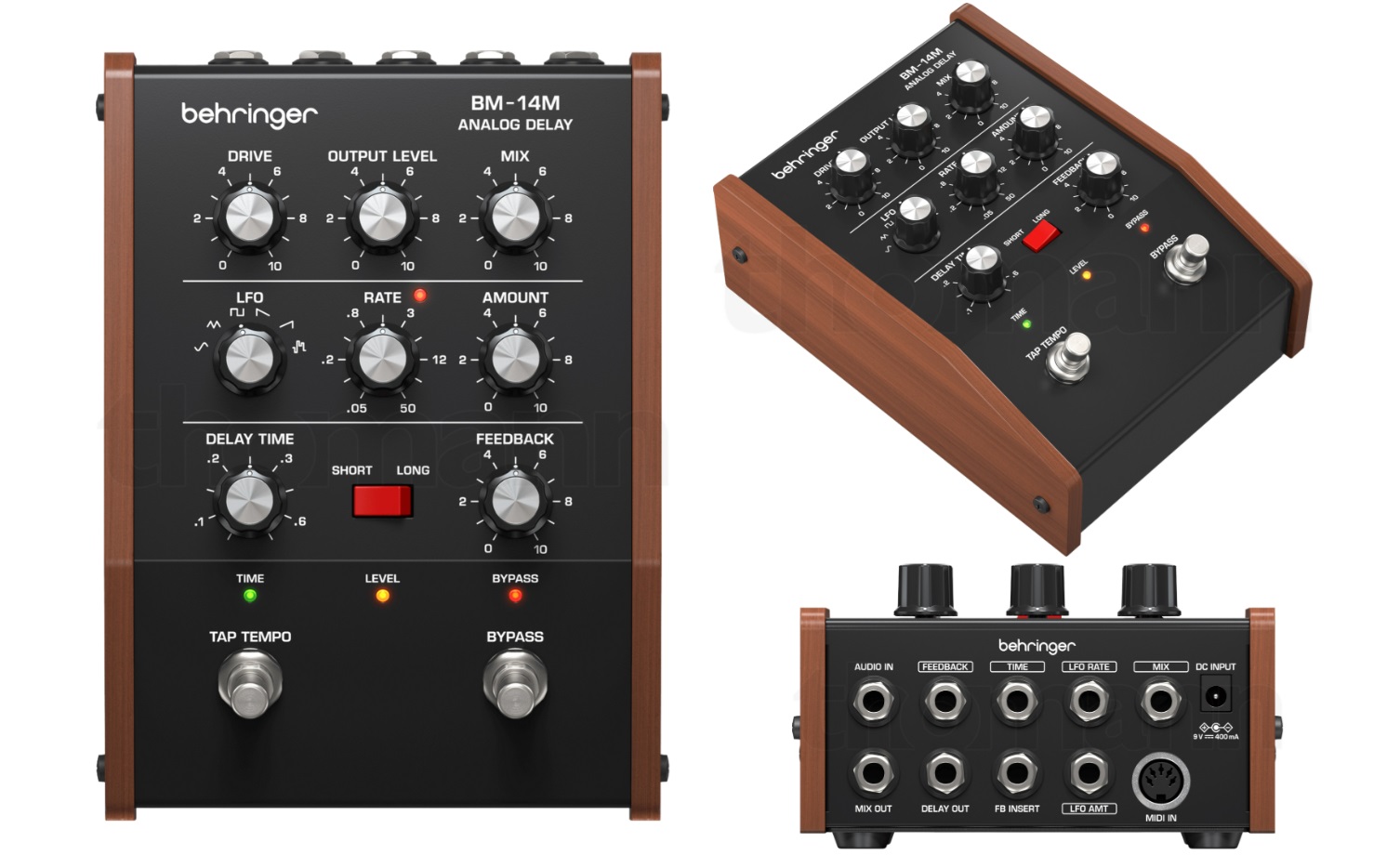 Behringer BM-14, el delay analógico MoogerFooger en clon sale a la